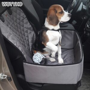 HOOPET Dog Car Seat Cover Waterproof Pet Travel Dog Carrier Hammock Car  Rear Back Seat Protector Mat Safety Carrier for Dogs Cat